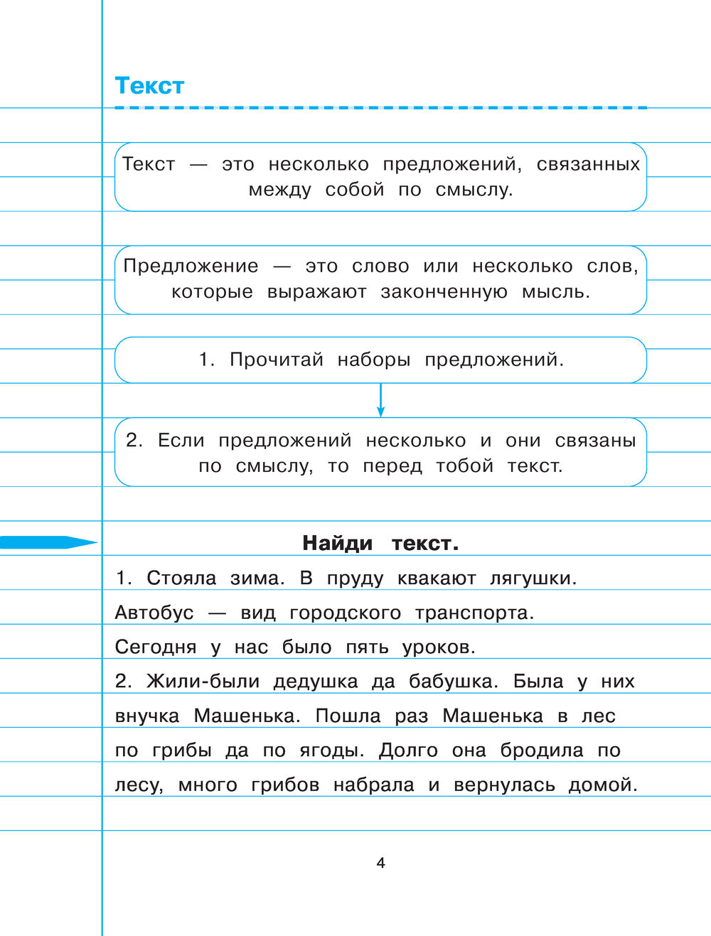 Последовательная связь предложений в тексте