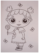 Maxi-раскраска. Для девочек — фото, картинка — 2