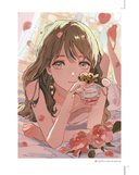 Прекрасные девушки, нежные цветы. Артбук-коллекция от известных японских художников — фото, картинка — 15