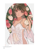 Прекрасные девушки, нежные цветы. Артбук-коллекция от известных японских художников — фото, картинка — 8