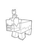 Самая кубическая раскраска Майнкрафт. Супер пиксельное приключение — фото, картинка — 12