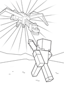 Самая кубическая раскраска Майнкрафт. Супер пиксельное приключение — фото, картинка — 3