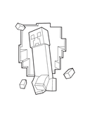 Самая кубическая раскраска Майнкрафт. Супер пиксельное приключение — фото, картинка — 4