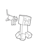 Самая кубическая раскраска Майнкрафт. Супер пиксельное приключение — фото, картинка — 7