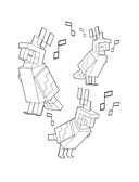 Самая кубическая раскраска Майнкрафт. Супер пиксельное приключение — фото, картинка — 8