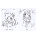 Аниме-очаровашки. Раскраска для детского сада — фото, картинка — 1