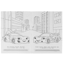 Звезда автогонок. Раскраска на изи — фото, картинка — 1