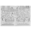 Звезда автогонок. Раскраска на изи — фото, картинка — 3