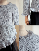 Драгоценные узоры Хитоми Шида. Новые модели haute couture для вязания на спицах — фото, картинка — 8