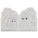 Город поездов. Раскраска — фото, картинка — 1