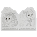 Город поездов. Раскраска — фото, картинка — 2