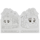 Город поездов. Раскраска — фото, картинка — 3