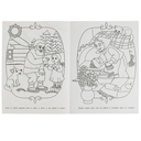 Сказка-раскраска малышам. Гуси-лебеди — фото, картинка — 1