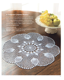 Японское филейное и ажурное вязание. 45 элегантных проектов для вязания крючком. Скатерти, салфетки и другие предметы интерьера — фото, картинка — 10