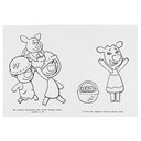 Раскраска. Оранжевая корова — фото, картинка — 3