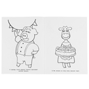 Раскраска. Оранжевая корова — фото, картинка — 4