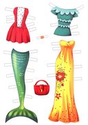 Вырезалка-наряжалка. Красавица-русалочка — фото, картинка — 2