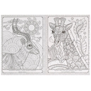 Чудесная саванна. Арт-раскраска — фото, картинка — 4