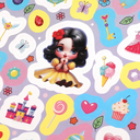 Маленькие принцессы. 100 наклеек — фото, картинка — 1