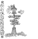 Европейские каникулы. Раскраска — фото, картинка — 4