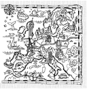 Европейские каникулы. Раскраска — фото, картинка — 5