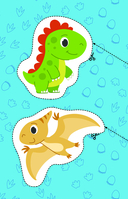 Мои первые вырезалки. Динозавры 3+ — фото, картинка — 1