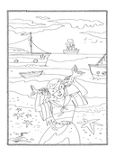 Мрачный маяк. Раскраска для тех, кто любит секреты — фото, картинка — 3