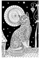 Макси-раскраска-антистресс. Кошки — фото, картинка — 1