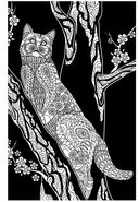 Макси-раскраска-антистресс. Кошки — фото, картинка — 3