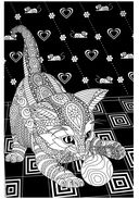 Макси-раскраска-антистресс. Кошки — фото, картинка — 4