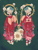 Винтажная Япония. Сказочные ретро-иллюстрации от Мари Катоги — фото, картинка — 6