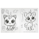 Кошки-единорожки. Раскраска — фото, картинка — 1