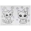 Кошки-единорожки. Раскраска — фото, картинка — 2