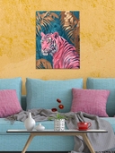 Картина по номерам с золотыми красками 