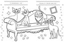 Коты Эрмитажа. Раскраска (Морис и Клеопатра) — фото, картинка — 7