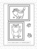 Коты Эрмитажа. Раскраска (Винсент и Морис) — фото, картинка — 12