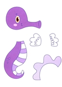 Морские животные: книжка-картинка с аппликацией — фото, картинка — 4