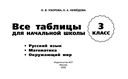 Все таблицы для 3 класса. Русский язык. Математика. Окружающий мир — фото, картинка — 1