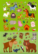 1000 наклеек. Животные — фото, картинка — 6