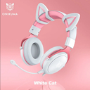 Игровая гарнитура Onikuma X10 White Cat — фото, картинка — 1
