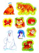 Умные наклейки. Животные — фото, картинка — 2