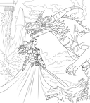 Принцессы. Готические и прекрасные. Раскраска-фэнтези — фото, картинка — 2