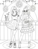 Большая раскраска для девочек. Современные девчонки — фото, картинка — 2