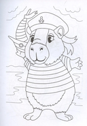 Раскрась-ка! Капибары — фото, картинка — 1