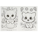 Разноцветные котята. Раскраска — фото, картинка — 2