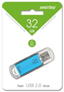 USB Flash Drive 32Gb SmartBuy V-Cut (Blue) — фото, картинка — 1
