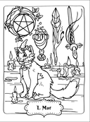 Таро-раскраска Сказочные котики — фото, картинка — 4