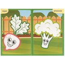 Вкусно и полезно. Первая раскраска с цветным контуром — фото, картинка — 3