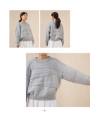 Свобода вязать! Стильная одежда от корейского дизайнера, связанная на спицах — фото, картинка — 10