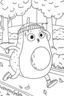 Макси-раскраска. Авокадомания — фото, картинка — 2